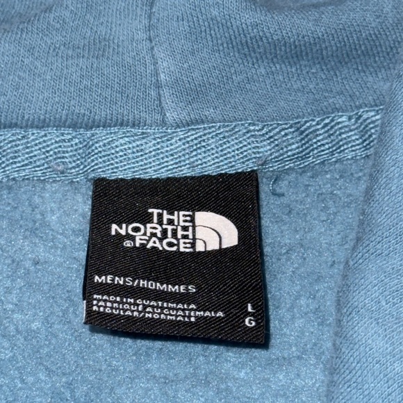 The North Face Teal Long Sleeve Pullover Drawstring Hoodie LG - Picture 9 of 16